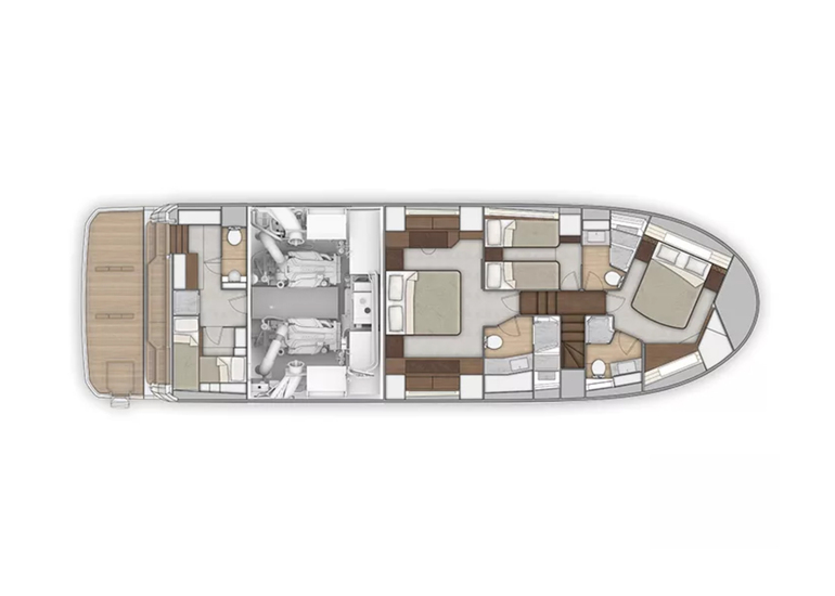 Lower deck