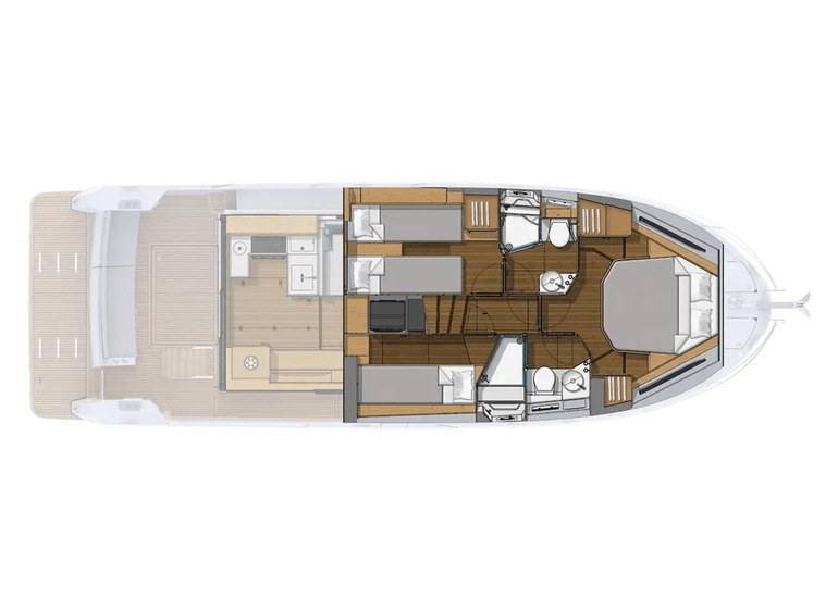 Lower deck