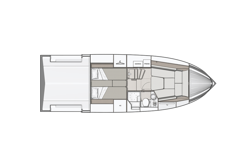 Lower deck - cabin