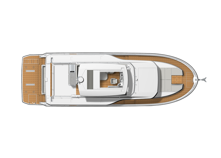 Upper deck with hard top